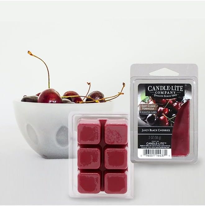 CANDLE-LITE Candle Lite Wax Cubes Juicy Black Cherries Scented Candle, 56 G - Image 2