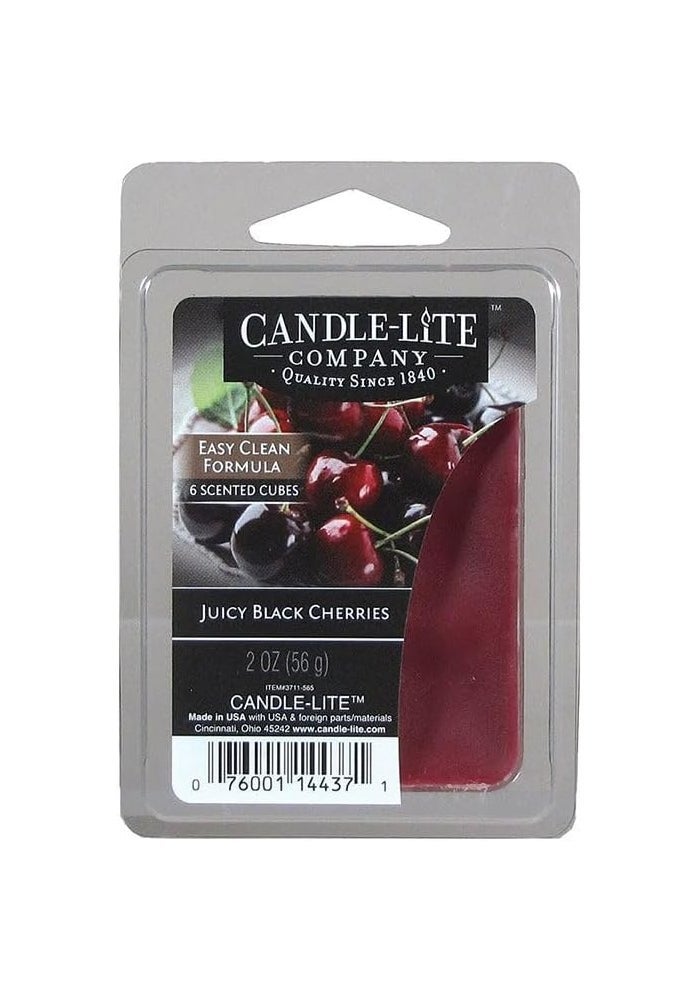 CANDLE-LITE Candle Lite Wax Cubes Juicy Black Cherries Scented Candle, 56 G - Image 1