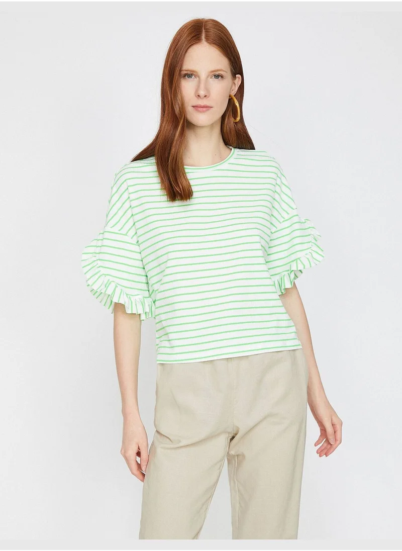 كوتون Striped T-Shirt