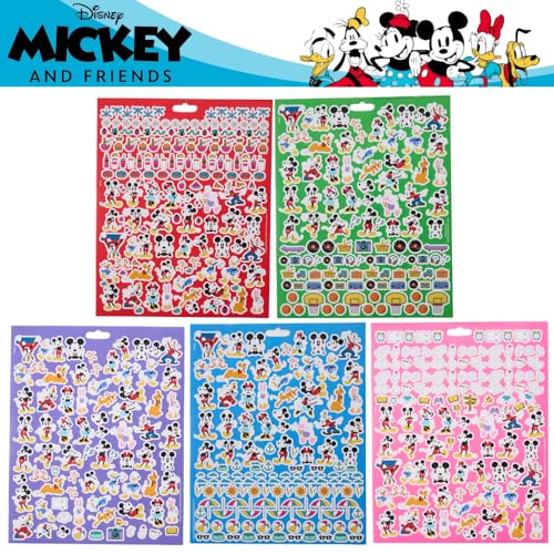 Innovative Designs Disney Mickey Mouse Stickers for Kids - 12 Sheet Mickey Mouse Sticker Book Set With Puffy and Regular Stickers - 1000+ - Mickey & Friends, Minnie, Donald, Daisy, Goofy - Image 4