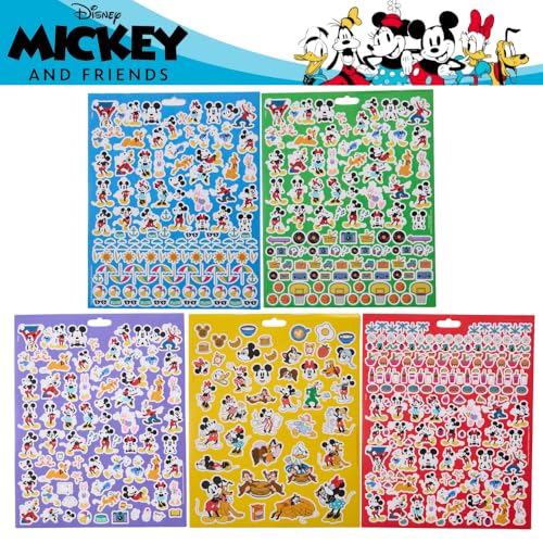 Innovative Designs Disney Mickey Mouse Stickers for Kids - 12 Sheet Mickey Mouse Sticker Book Set With Puffy and Regular Stickers - 1000+ - Mickey & Friends, Minnie, Donald, Daisy, Goofy - Image 3
