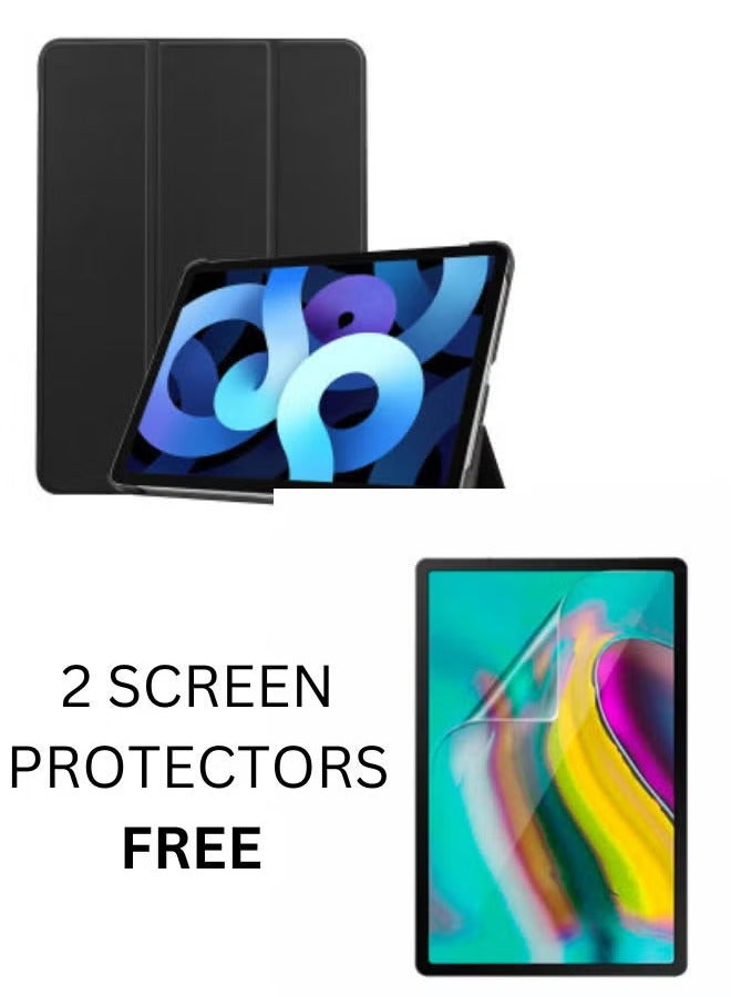 SHOPI For Samsung Galaxy Tab A 10.1inch Tablet SM-T510 SM-T515 SM-T517- Black with 2 FREE Glass Screen Protector 