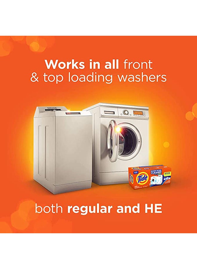 تايد منظف ​​الغسالة من تايد للغسالات ذات التحميل الأمامي والعلوي، صندوق 5 قيراط - قد تختلف التعبئة - Image 2
