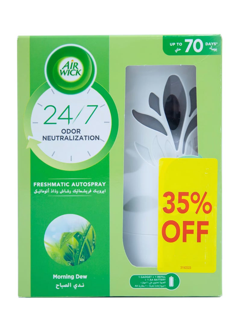 أير ويك مجموعة الرش التلقائي فريشماتيك، ندى الصباح متعدد الألوان ۲۵۰ مل - Image 1