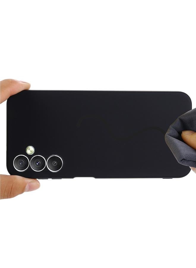 اس-توب جراب لهاتف Samsung Galaxy F34 5G مصنوع من السيليكون السائل المقاوم للصدمات بلون نقي - Image 4