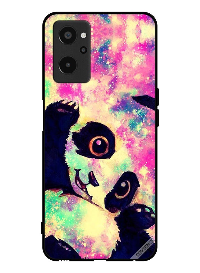 Covernex Protective Case Cover For Realme 9i Panda Paint Art - Image 1