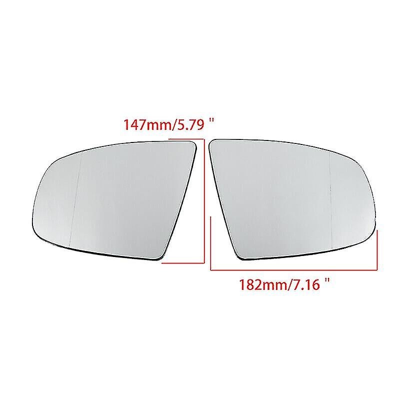 1 Pair Rear Side Door Mirror Glass For-bmw X5 E70 X6 E71 E72 2007-14 - Image 3
