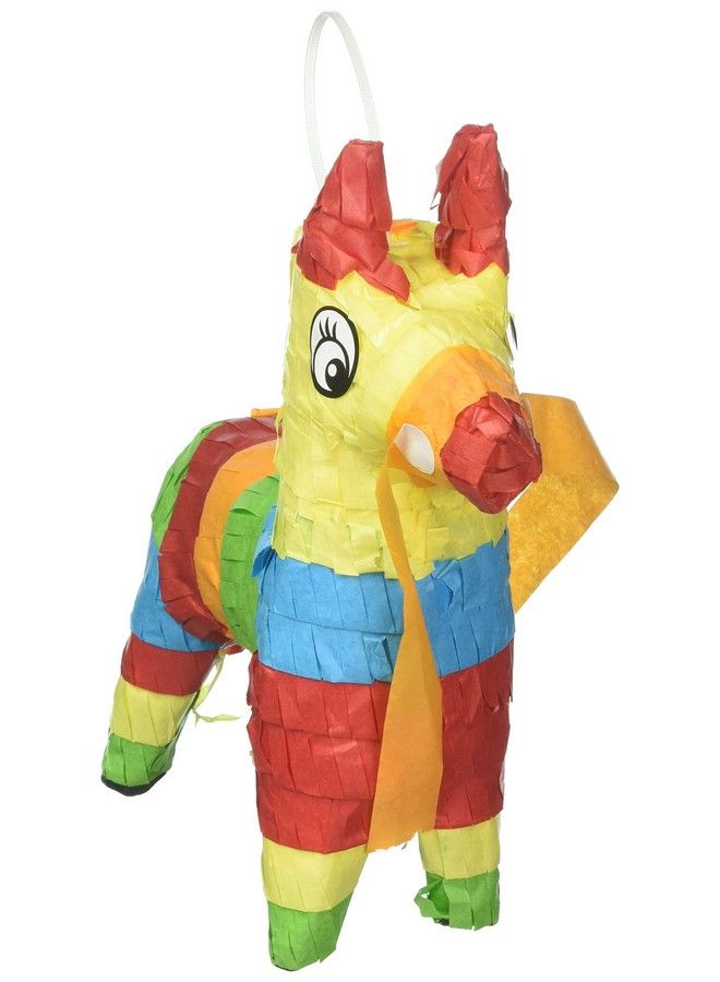 Amscan Mini Donkey Pinata Decoration 7 1/2" X 5 3/4" Multicolor - Image 3