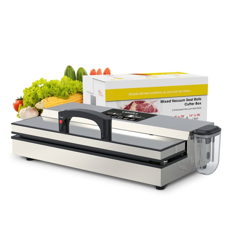 Vesta Precision Vacn Seal Pro II Vacuum Sealer  Smart Seal Design Full Speed Operation Effortless Heavy Workload Patented Cutter Box Bags Designed and Serviced in USA