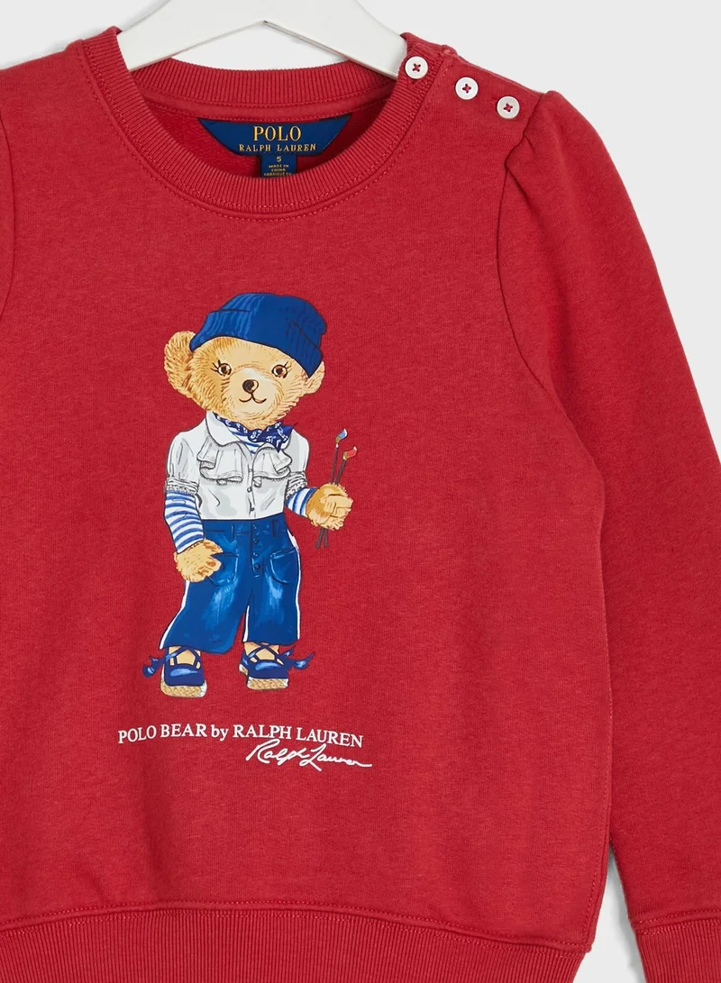POLO RALPH LAUREN Kids Graphic Sweatshirt