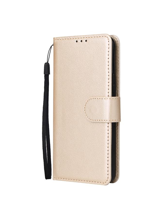 S-TOP Case For Samsung Galaxy S22 5G 3 Card Slots Multifunctional Leather Phone Case - Image 2