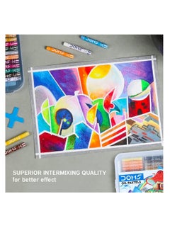 DOMS 12-Piece Oil Pastels Multicolour  - Image 3