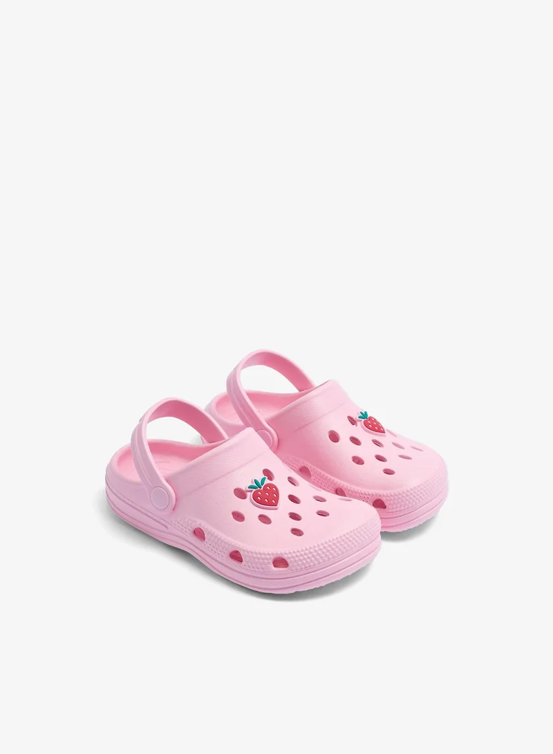 ماتلان قباقيب وردية للبنات بالفراولة