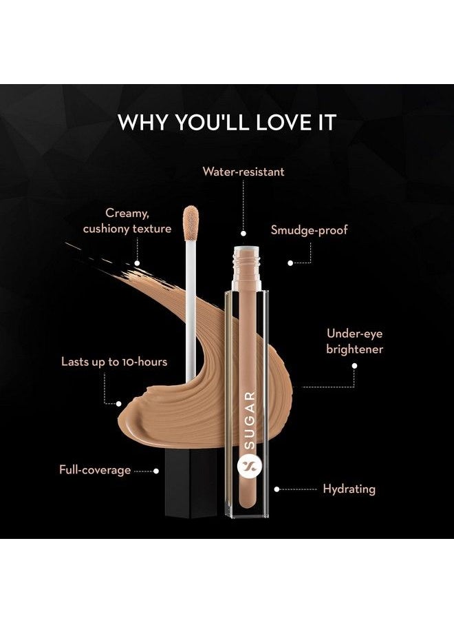 SUGAR Cosmetics Auto Correct Creaseless Concealer 40 Breve (Medium Deep Skin Tone Warm Undertone)  - Image 5