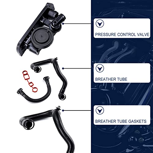 FEXON PCV Crankcase Breather Ventilation Valve Hose Gaskets for VW Jetta Passat GTI Audi TT A3 A4 2.0T 06F129101P - Image 2