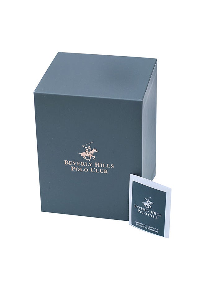 BEVERLY HILLS POLO CLUB - Women's Leather Analog Wrist Watch BP3174C.351 - Image 1