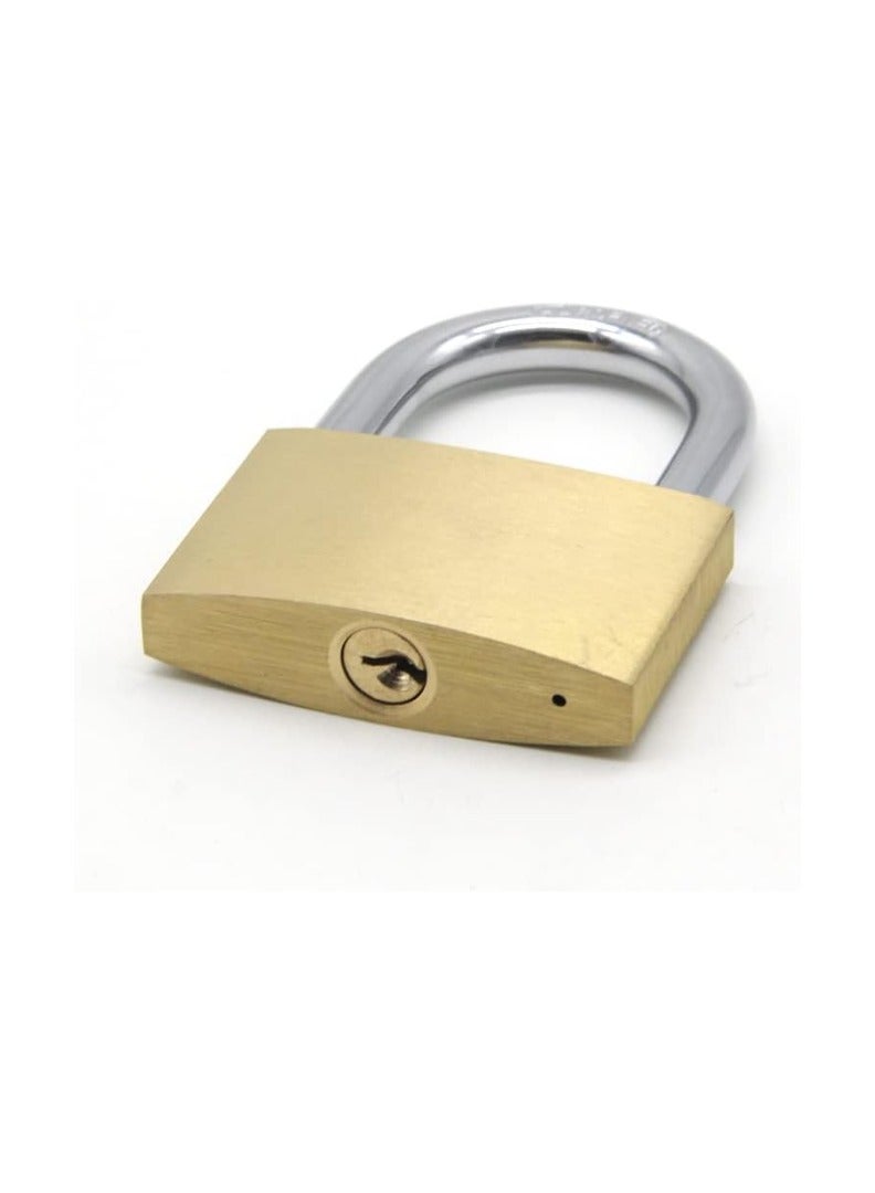 KNP KNP 40mm Brass Plated Padlock (4Pcs) is designed for enhanced security and durability.  - Image 2