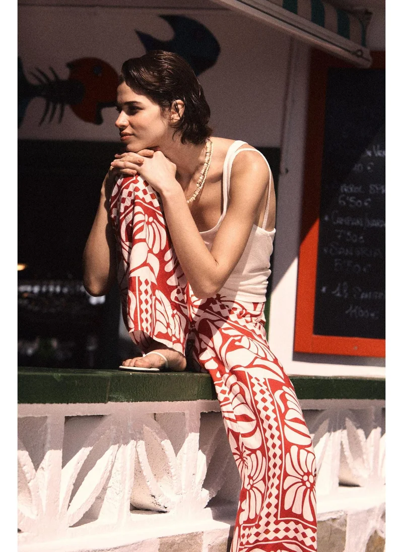 H&M Linen-blend trousers