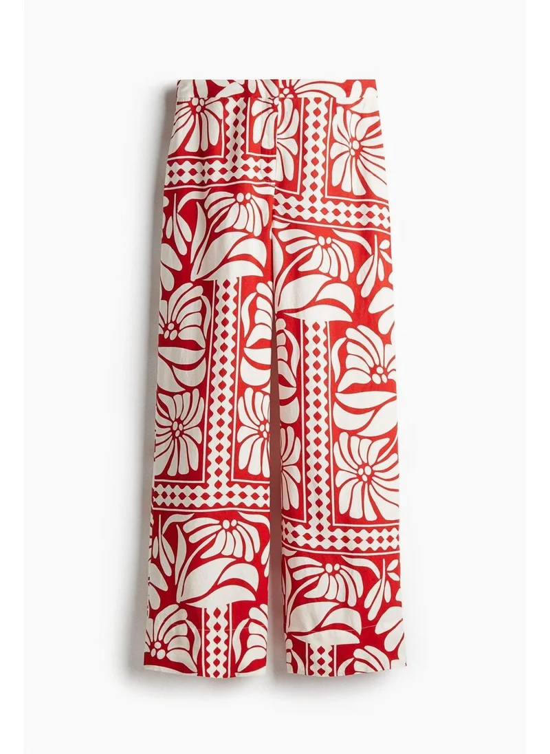 H&M Linen-blend trousers