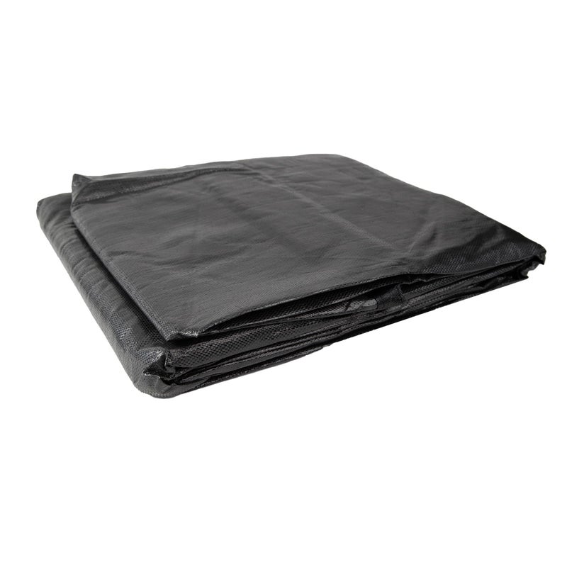 Blue Wave 12 ft x 24 ft Rectangular Rugged Mesh Winter In Ground Pool Cover â€“ Blocks Debris & Sunlight with 8-Year Protection for Off-Season - With Woven Polyethylene, 5 ft Overlap, Cable, Winch - Image 5
