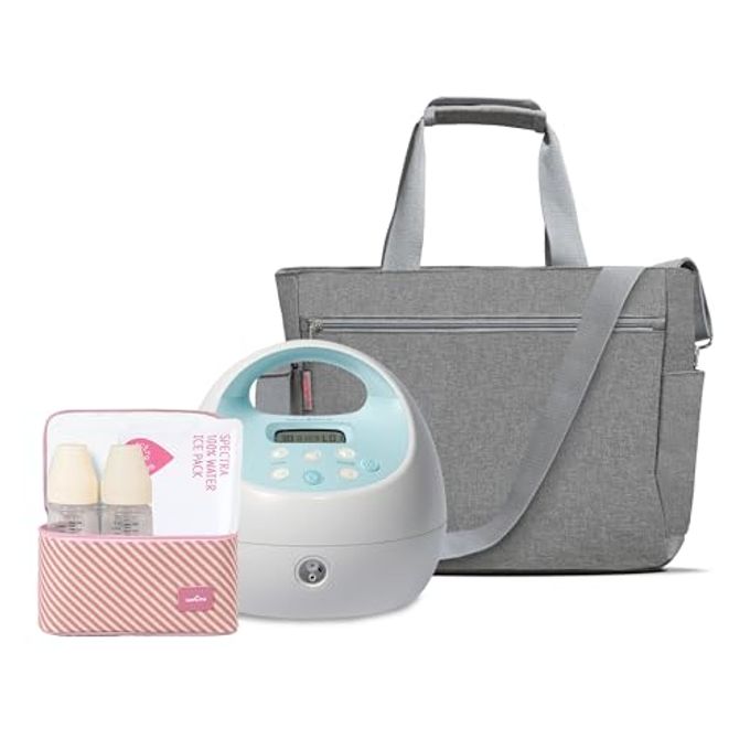 rayihni S1 Plus Electric Breast Milk Pump With Tote Bag, Breast Milk Bottles And Cooler For Baby Feeding - Image 4