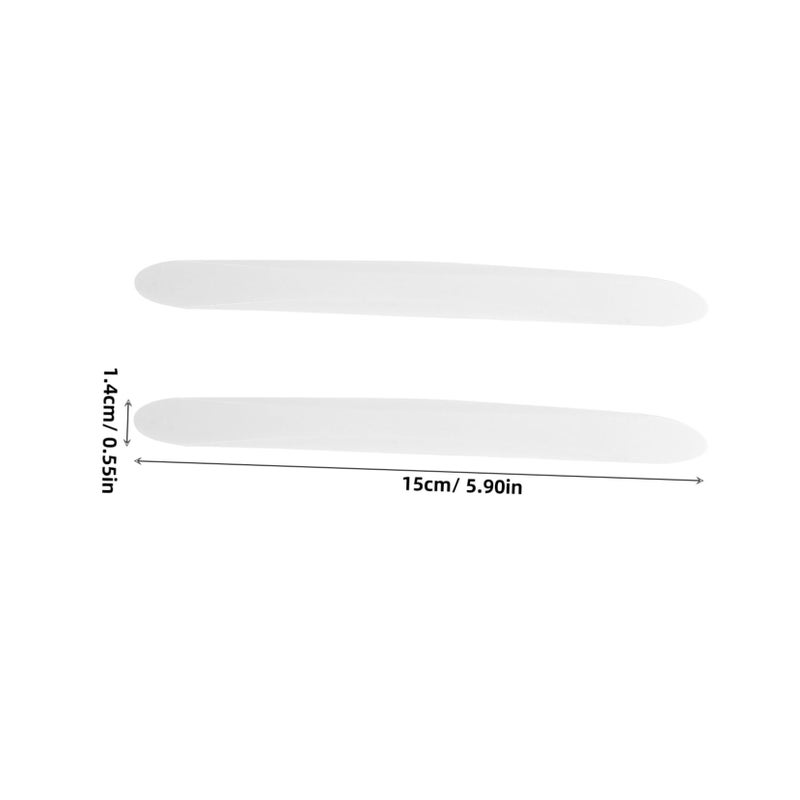 8PCS White Car Door Edge Protectors Anti Collision Strips Rearview Mirror Bumper Guard - Image 3