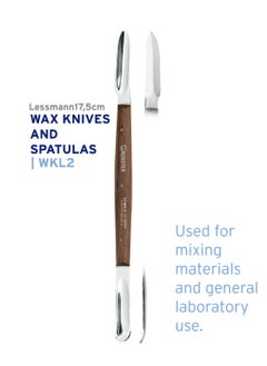Crosstex Dental Instrument Lessmann Wax Knife 17,5cm 
