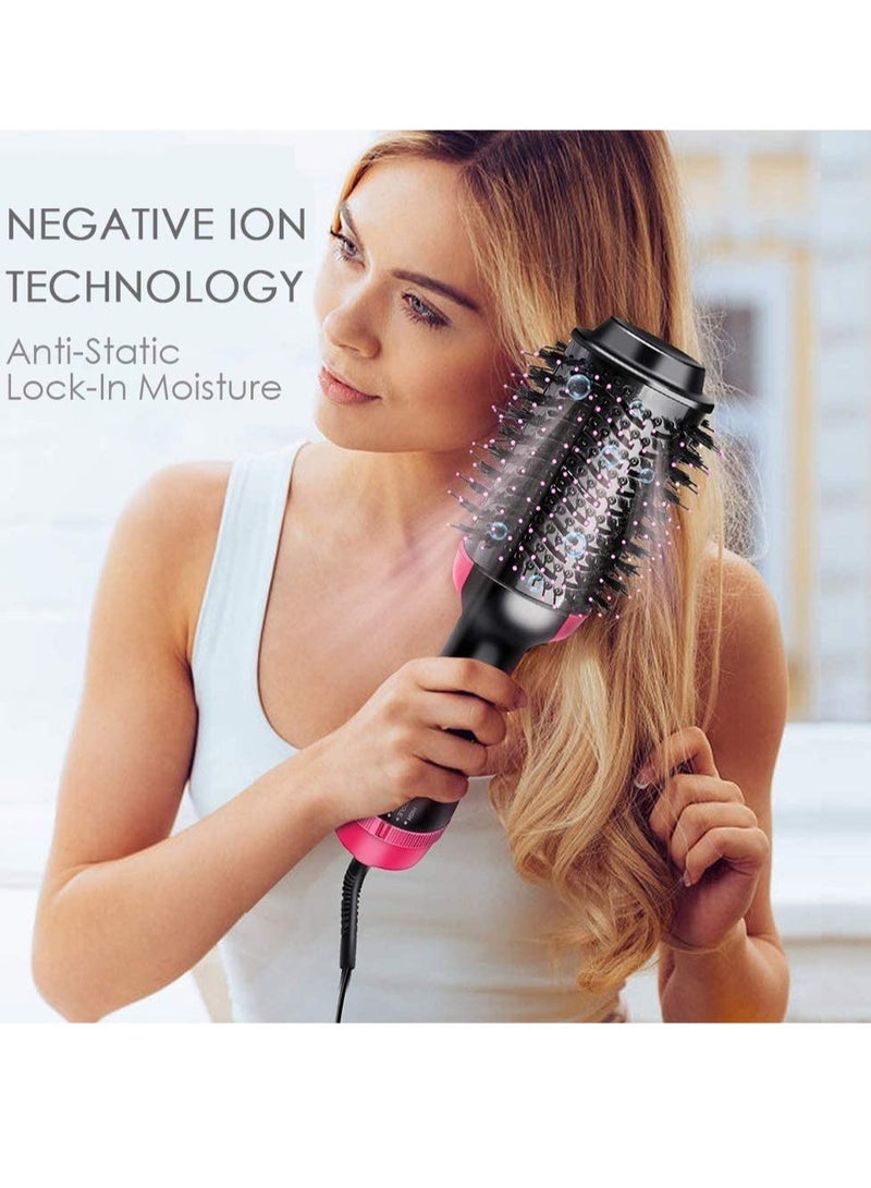 ELTRAZONE One-Step Hair Dryer Comb, 2-In-1 Multifunctional Negative Ion Straightener Curler Curling Brush Hot Air Comb Auto Rotating Hair Styler Tool for All Hair Types (us plug) - Image 3