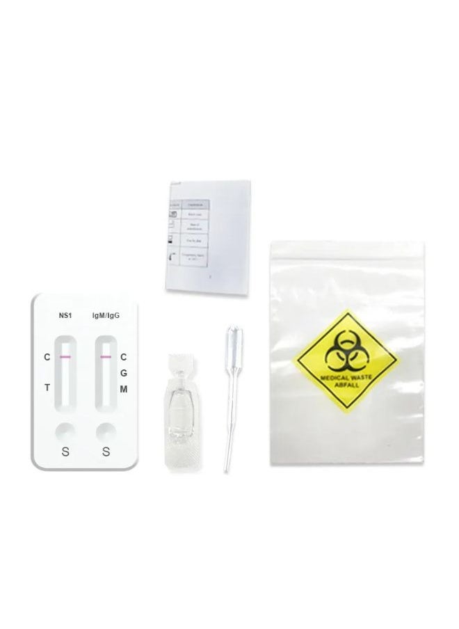 Generic - Dengue IgG/IgM/NS1 Test Kit – Comprehensive Diagnostic Tool for Dengue Fever Detection – Quick and Reliable Health Screening, Health Test, Examination, Diagnostic Test, Digital Screening, and Accurate Infection Analysis. - Image 1