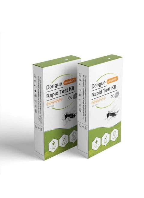 Dengue IgG/IgM/NS1 Test Kit – Comprehensive Diagnostic Tool for Dengue Fever Detection – Quick and Reliable Health Screening, Health Test, Examination, Diagnostic Test, Digital Screening, and Accurate Infection Analysis.