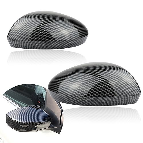KEEGTBOX Carbon Fiber Style Rear View Side Mirror Cover Cap Trim Compatible with Nissan Sentra 2020 2021 2022 2023 Fit for Nissan Altima 2019-2023 Exterior Accessories (Rear View Mirror Cover) - Image 3