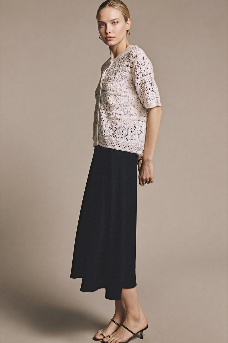 DeFacto Black Woman A Cut Skirt Casual - Image 2