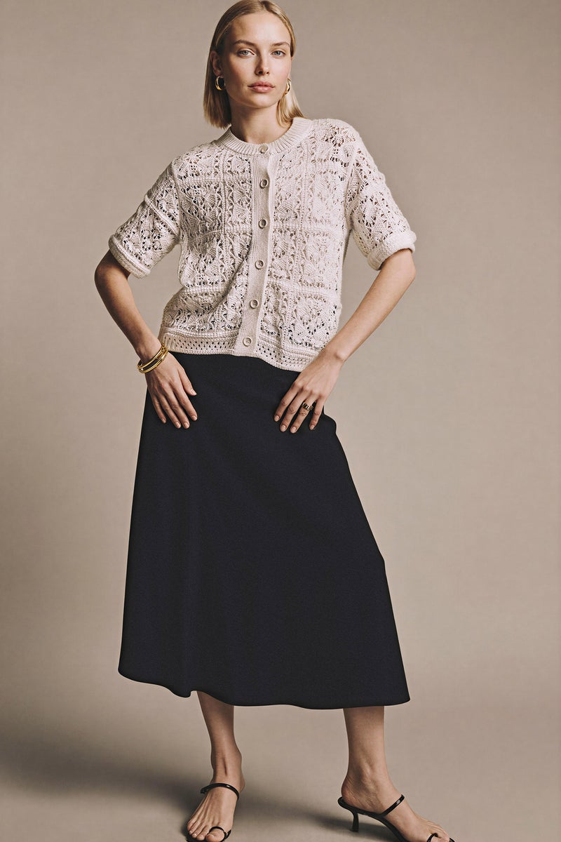 DeFacto Black Woman A Cut Skirt Casual - Image 1