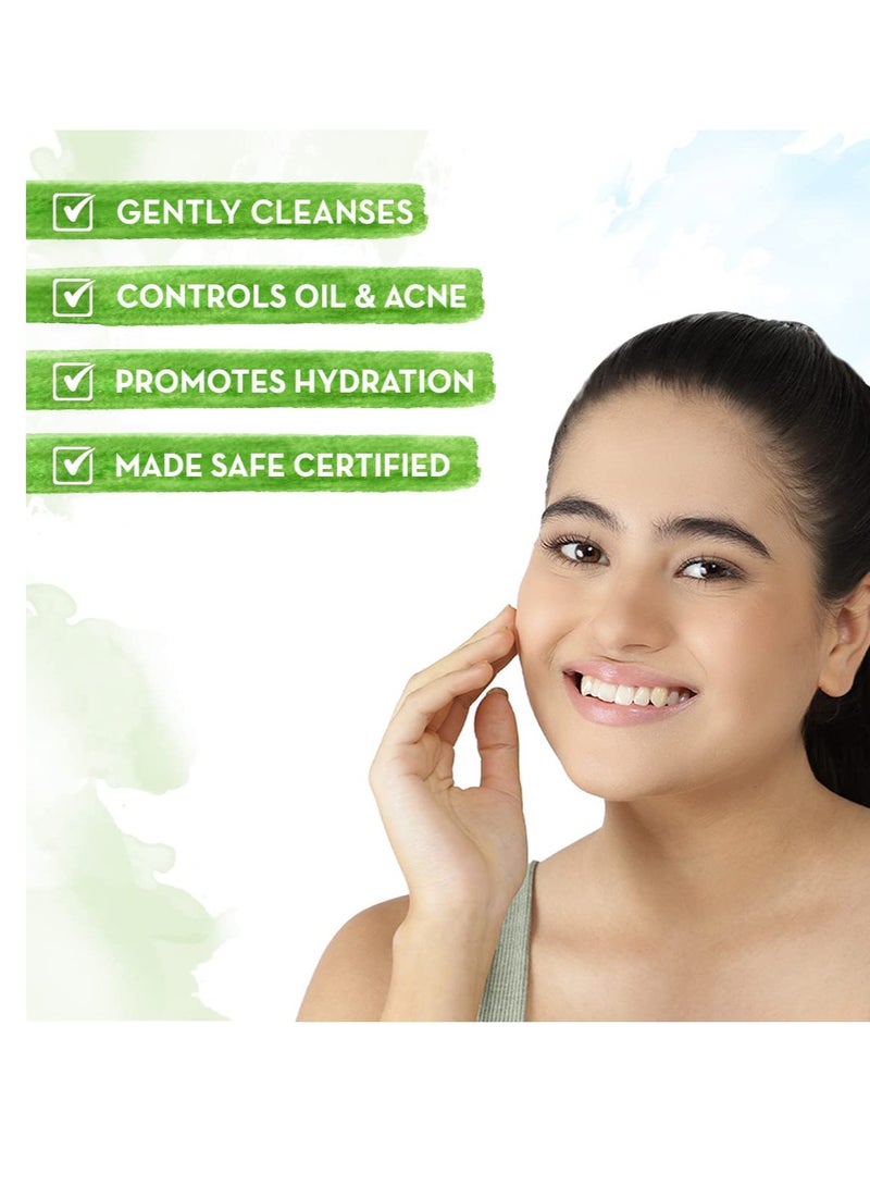 Mamaearth MAMAEARTH Multani Mitti Face Wash for Acne & Oil Control | Gently Cleanses Sebum & Reduces Acne | Non-Drying Formula | with Bulgarian Rose | 3.38 Fl Oz (100ml) - Image 3