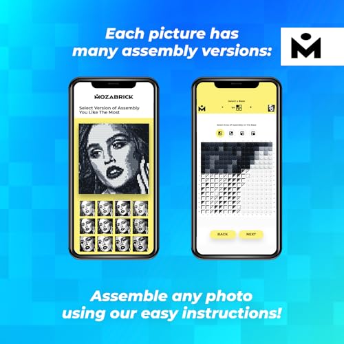 MOZABRICK مجموعة بناء صور MOZABRICK نموذج S - حول أي صورة إلى فن جداري مكون من فسيفساء باستخدام مُنشئنا وتطبيق الويب. إمكانيات فن البكسل اللانهائية باستخدام صورك! - Image 4