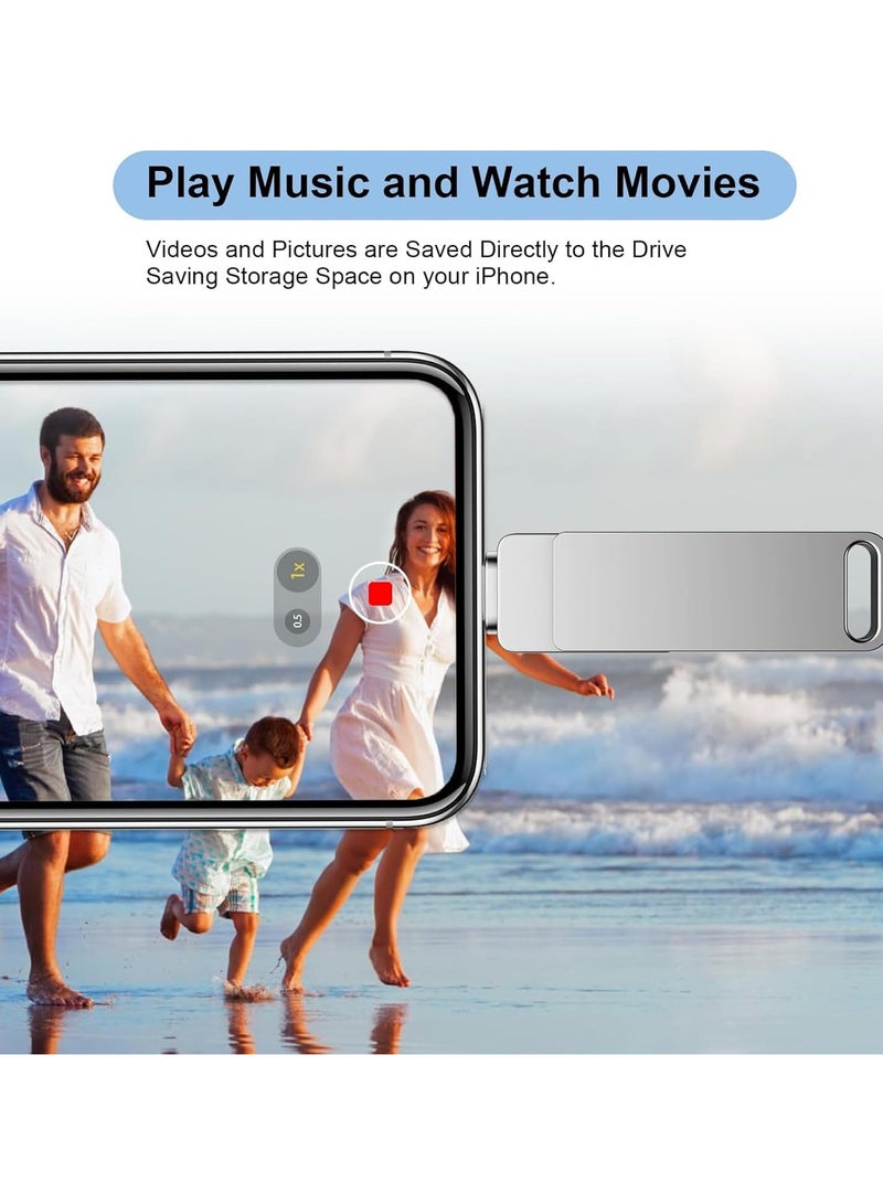 2TB USB 3.0 Flash Drive External Memory Stick for iPhone Android Laptops Tablets Photo StorageCompatible - Image 4