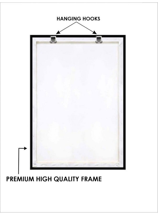 Artsense لوحة فن آرتسينس لتزيين الجدران طبيعة لوحة جدارية تجريدية لغرفة المعيشة بحجم كبير لتزيين المنزل بإطار - متعدد الألوان / 30x40 بوصة / (76x101 سم) - Image 5