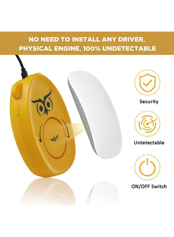 Mouse Jiggler Undetectable Mouse Mover Simulate Physical Automatically Mouse Movement With Typec Adapter Move Mouse Randomly Automatically Keeps Your Pc And Software Active Owl