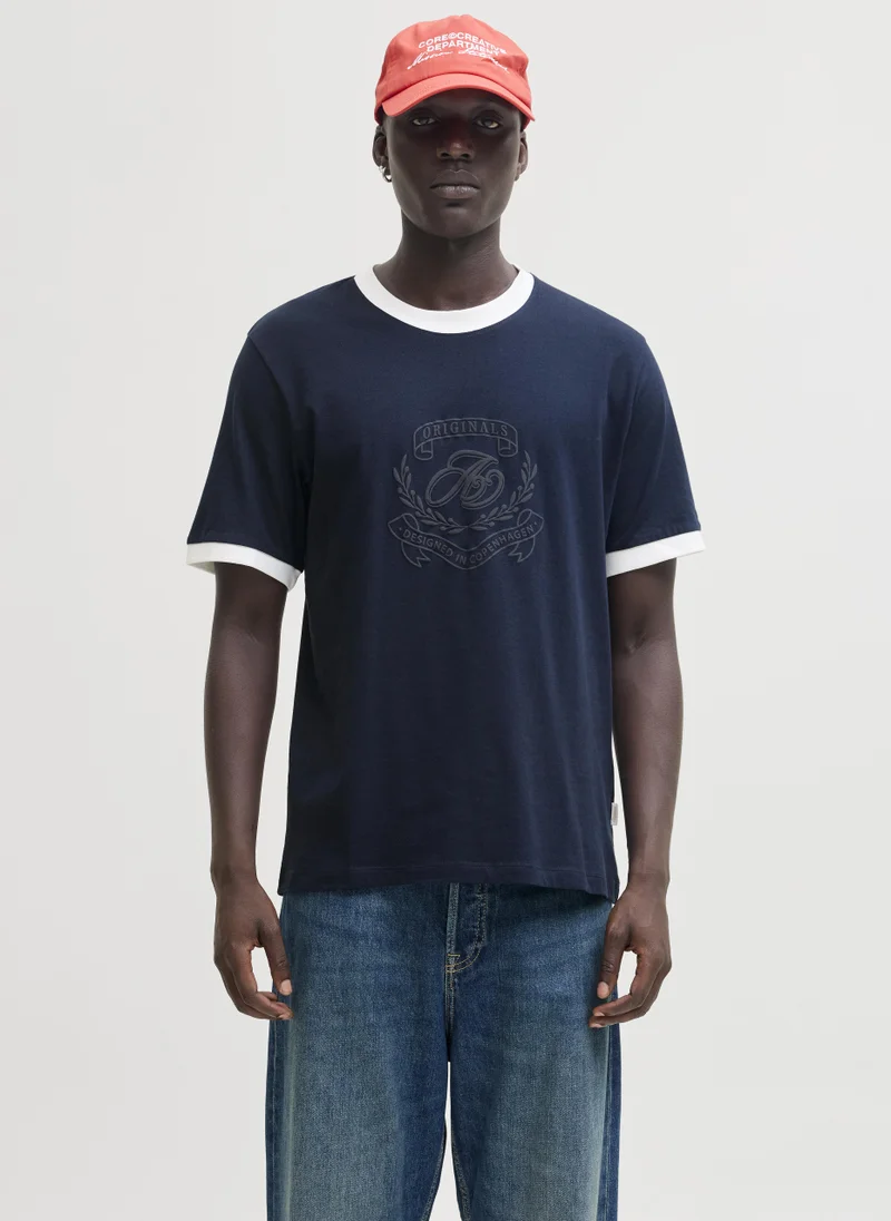 JACK & JONES Graphic Crew Neck T-Shirt