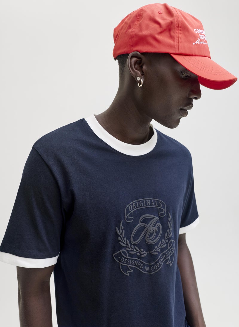 JACK & JONES Graphic Crew Neck T-Shirt - Image 3