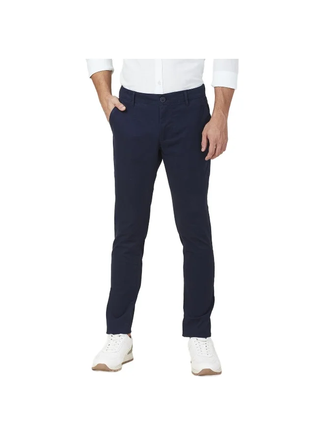 Being Human Mens Navy Slim Fit Chinos