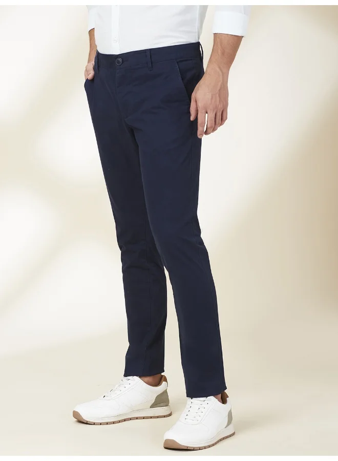 Being Human Mens Navy Slim Fit Chinos