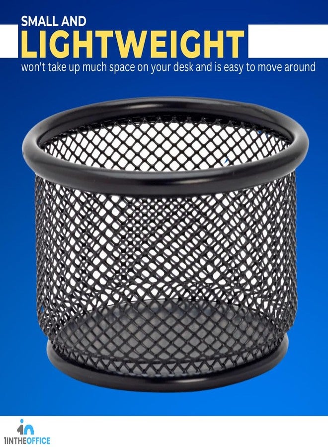 1InTheOffice Mesh Paper Clip Holder For desk, Paperclip Holder (2 Pack) - Image 5