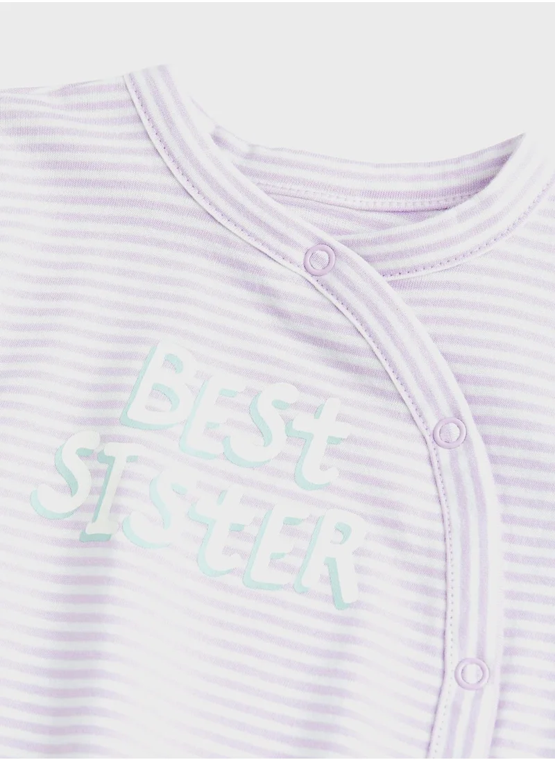 اتش اند ام Infant Striped Onesies