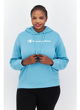 Champion Women Sportswear Fit Long Sleeve Outdoor Sweatshirts, Turquoise  - Image 1