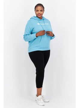 Champion Women Sportswear Fit Long Sleeve Outdoor Sweatshirts, Turquoise  - Image 4