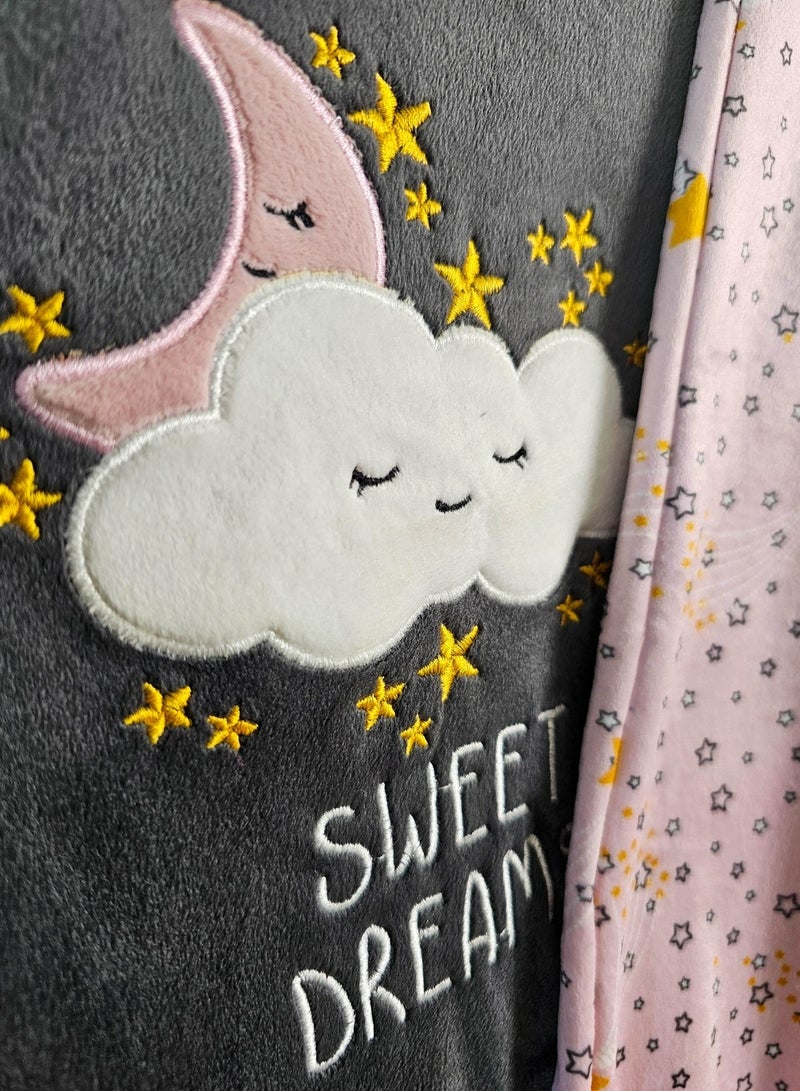 BG Girls Sweet Dreams Pajama Set - Cozy  Long-Sleeve Top & Printed Pants - Image 3