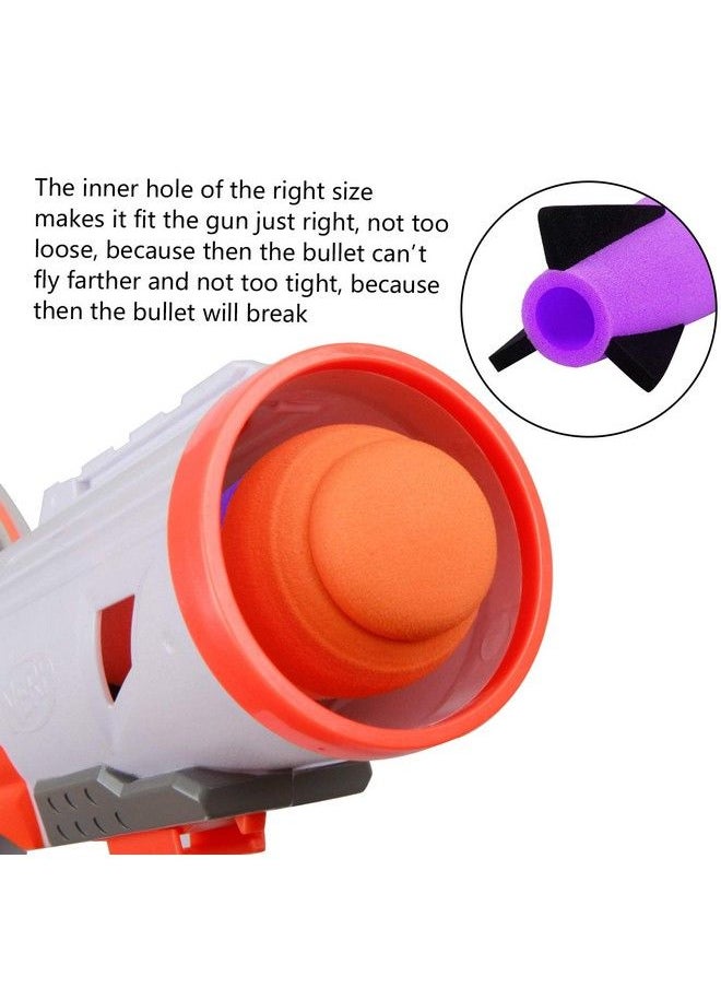 Ruibytree - Mega Missile Refill For Nerf Nstrike Elite Series 12Packs Ruibytree Compatible Darts Mega Missile Refill Bullets Foam Rockets For Nerf Party With Storage Bag - Image 1