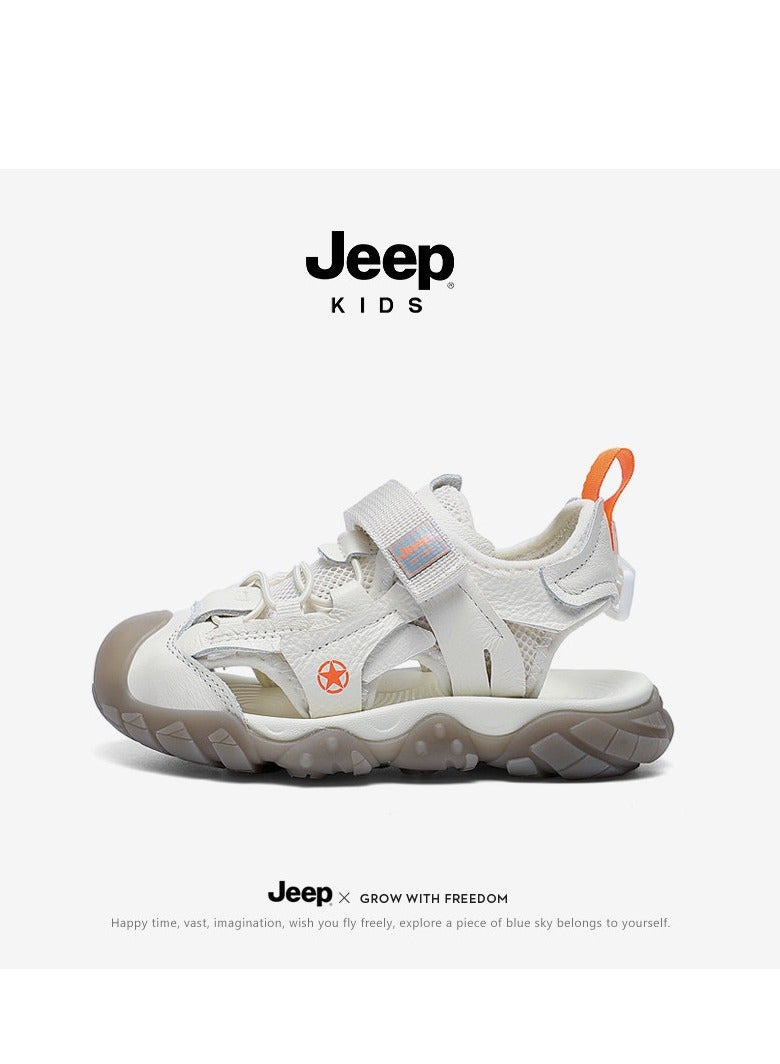 Jeep صنادل جديدة بنعل ناعم مضاد للانزلاق أحذية رياضية للأطفال أحذية شاطئ  - Image 1