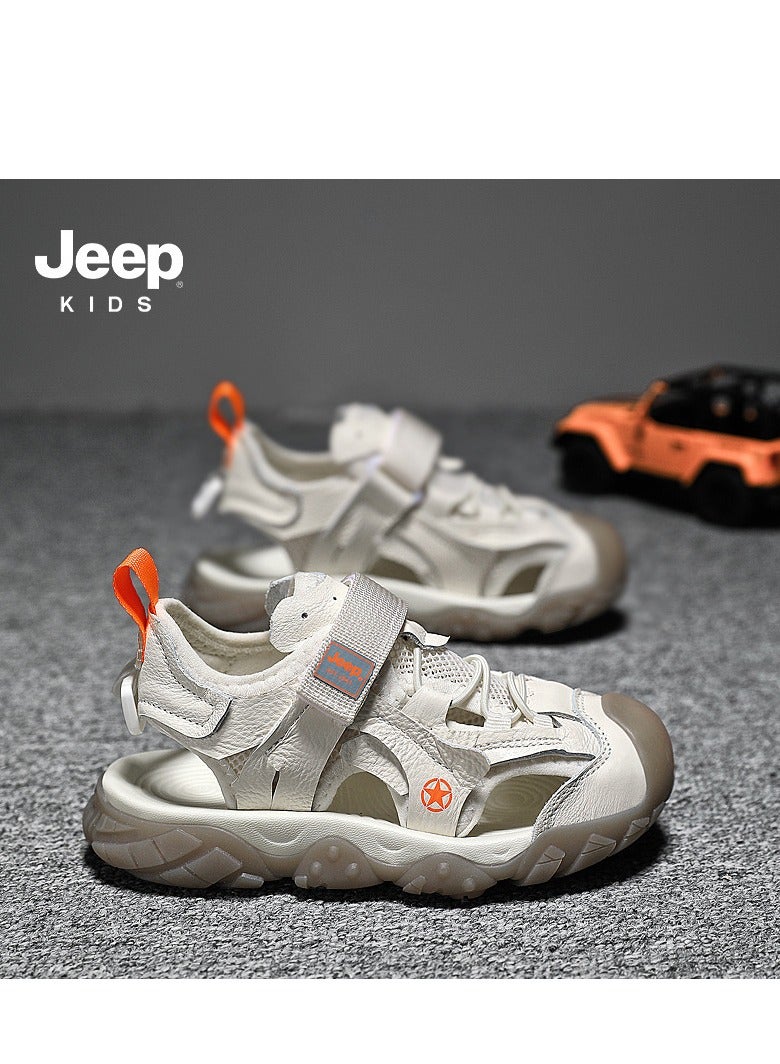 Jeep صنادل جديدة بنعل ناعم مضاد للانزلاق أحذية رياضية للأطفال أحذية شاطئ  - Image 3